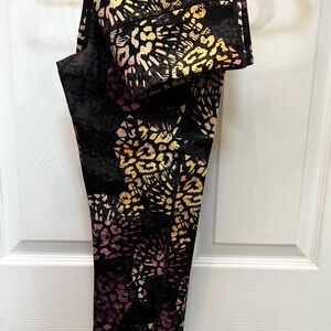 Leopard Print Leggings with Matching Bag